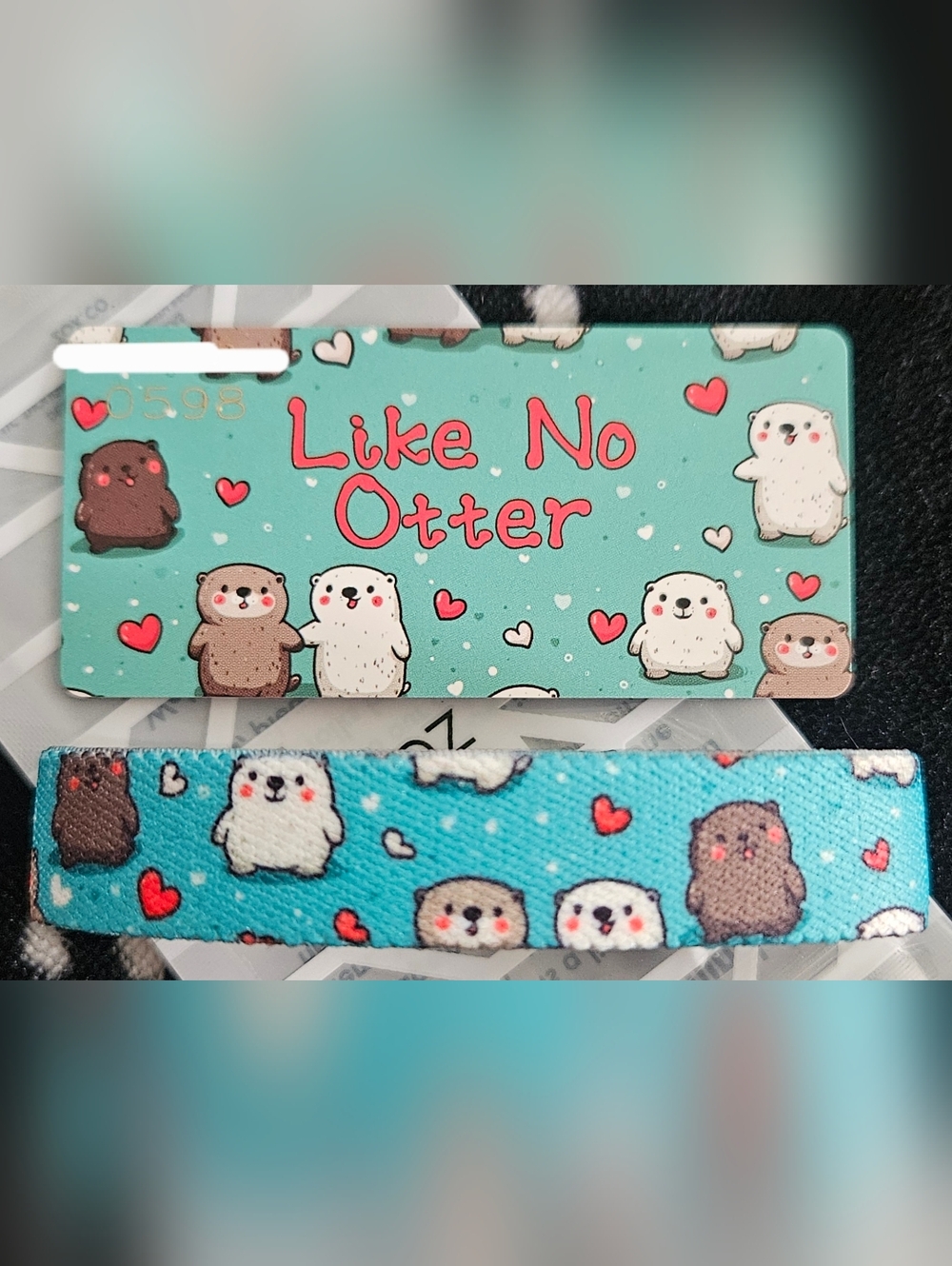 ZOX "LIKE NO OTTER" Med UNRELEASED RARE Interactive Collectible Wristband